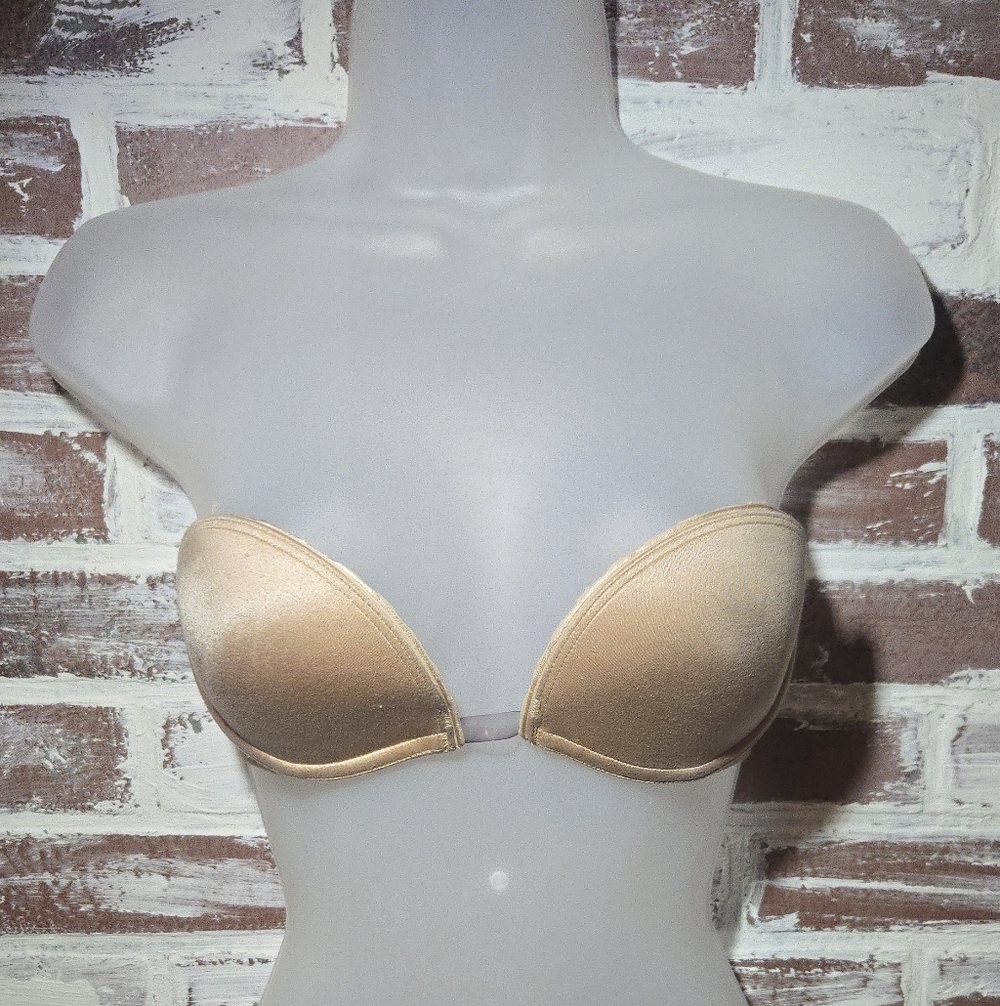 Victoria's Secret Strapless Push-Up Bandeau in Nude